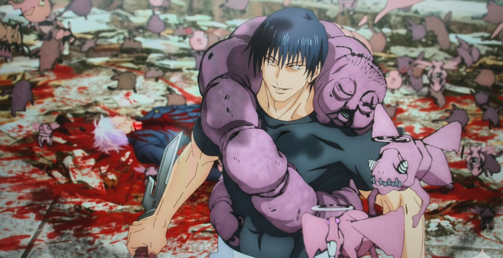 Toji Fushiguro stands triumphant in this scene where Toji defeating Gojo explained becomes clear.